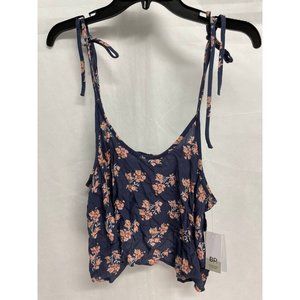 BP Womens Size Medium Adjustable Straps Floral Crop Top XL